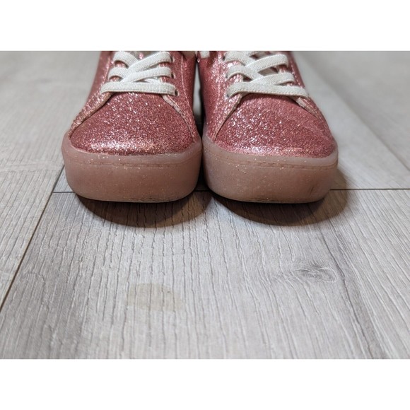 Carter's Toddler Girl's Pink Glitter Shoes, Size 5T - Picture 2 of 8